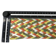 Custom new vamp accessories PP grass woven PU hand nailed beads female sandal face semi-finished accessories wholesale processing