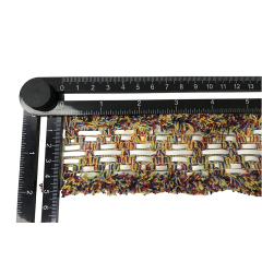 Custom new vamp accessories PP grass woven PU hand nailed beads female sandal face semi-finished accessories wholesale processing