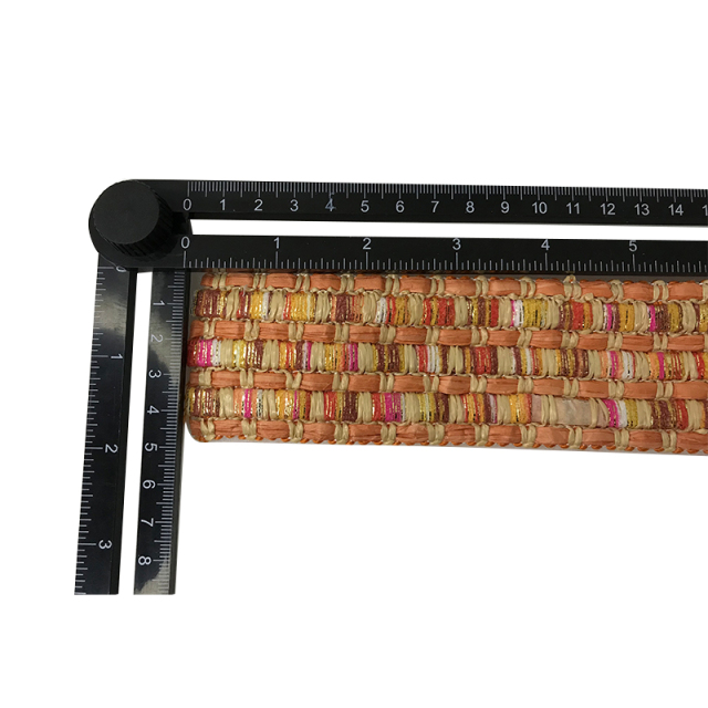 Custom new vamp accessories PP grass woven PU hand nailed beads female sandal face semi-finished accessories wholesale processing