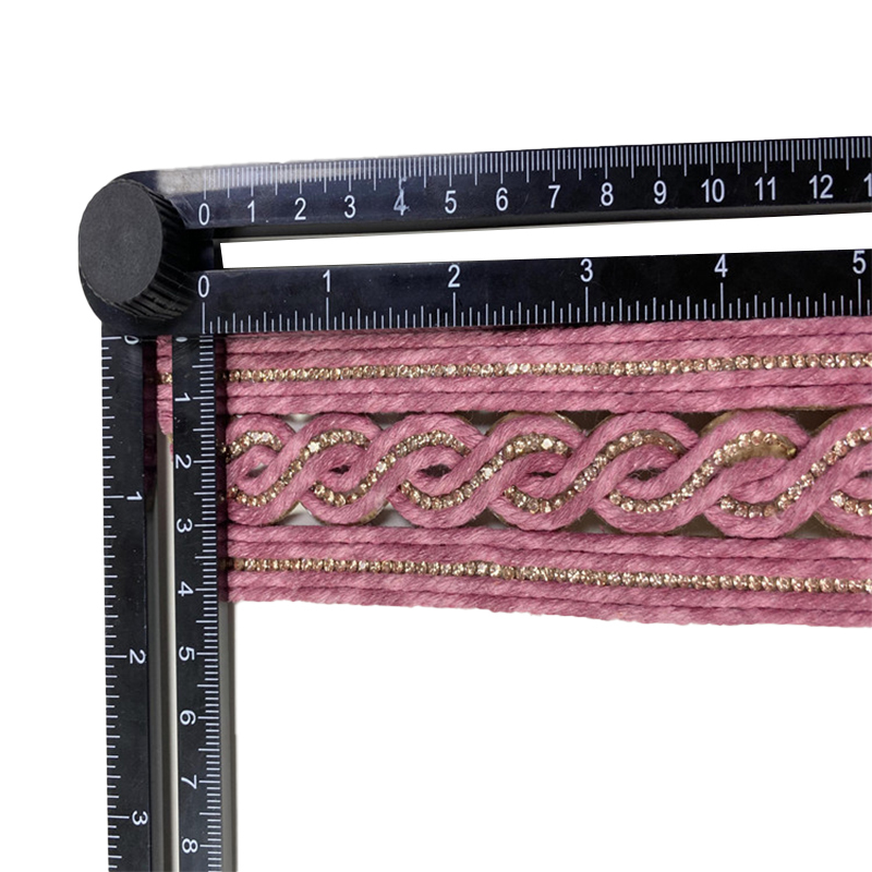 Custom new vamp accessories PU draw rope braided hand nailed bead female sandal face semi-finished accessories wholesale processing