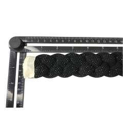 Custom new vamp accessories PU draw rope braided hand nailed bead female sandal face semi-finished accessories wholesale processing