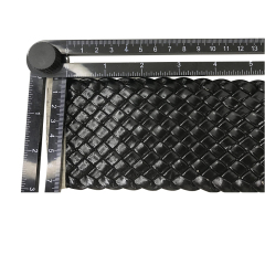 Custom new vamp accessories PU draw rope braided hand nailed bead female sandal face semi-finished accessories wholesale processing