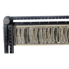 Custom new vamp accessories PU draw rope braided hand nailed bead female sandal face semi-finished accessories wholesale processing