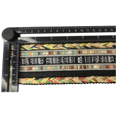 Custom new vamp accessories PU draw rope braided hand nailed bead female sandal face semi-finished accessories wholesale processing