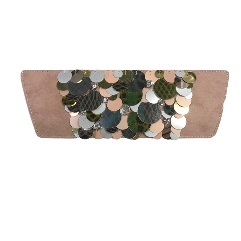 Custom new vamp accessories PP grass woven PU hand nailed beads female sandal face semi-finished accessories wholesale processing