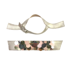 Custom new vamp accessories PP straw twine braided hand nailed beads female sandal face semi-finished accessories wholesale processing