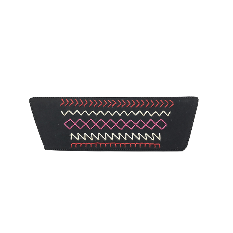 Custom vamp accessories embroidery rope embroidery weaving hand nailed beads female sandal face semi-finished accessories wholesale processing