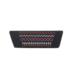 Custom vamp accessories embroidery rope embroidery weaving hand nailed beads female sandal face semi-finished accessories wholesale processing