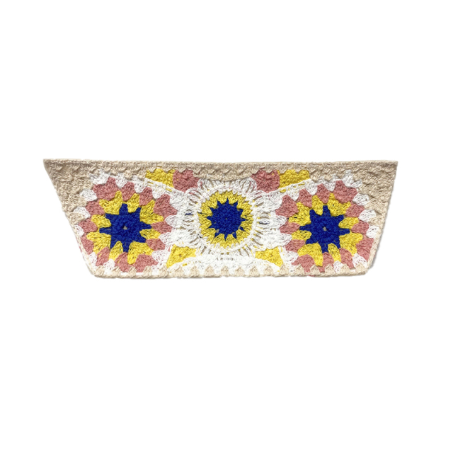 Custom new vamp accessories PP grass woven PU hand nailed beads female sandal face semi-finished accessories wholesale processing