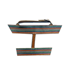 Custom new vamp accessories PP straw strand rope weaving hand nailed beads female sandal face semi-finished accessories wholesale processing