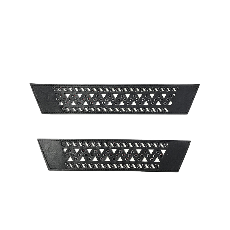 Custom vamp accessories PU bead bead embroidery hot drill hand nailed bead female sandal face semi-finished accessories wholesale processing