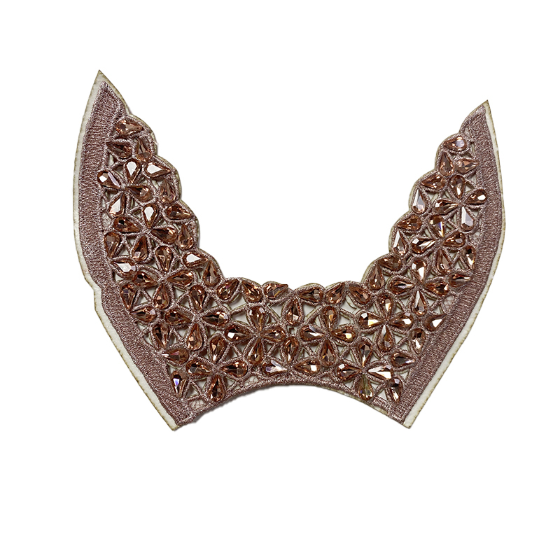 Custom vamp accessories PU flannelette laser hot drill hand nailed beads female sandal face semi-finished accessories wholesale processing