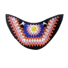 Custom new vamp accessories twine yarn embroidery rope embroidery hand nailed bead women sandal face semi-finished jewelry processing
