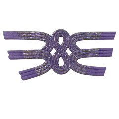 Custom vamp accessories PU chain back glue hot drill manual point drill female sandal face semi-finished accessories wholesale processing