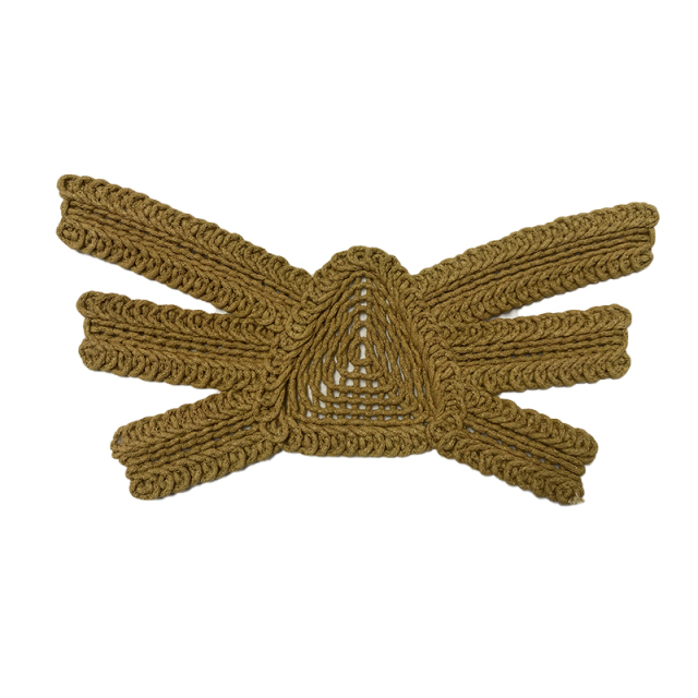 Customized new vamp accessories twine braided PU embroidery rope embroidery women sandal face semi-finished accessories wholesale processing