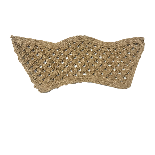 Customized new vamp accessories twine braided PU embroidery rope embroidery women sandal face semi-finished accessories wholesale processing