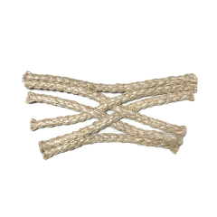 Custom new vamp accessories PP straw twine braided hand nailed beads female sandal face semi-finished accessories wholesale processing