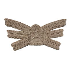 Customized new vamp accessories twine braided PU embroidery rope embroidery women sandal face semi-finished accessories wholesale processing