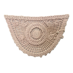Customized new vamp accessories twine braided PU embroidery rope embroidery women sandal face semi-finished accessories wholesale processing