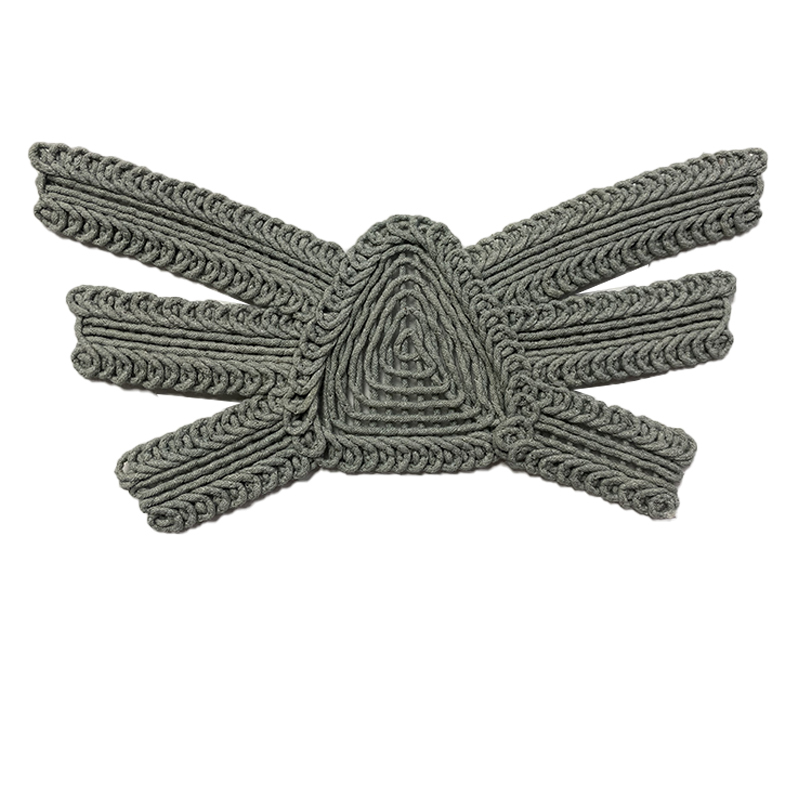 Customized new vamp accessories twine braided PU embroidery rope embroidery women sandal face semi-finished accessories wholesale processing