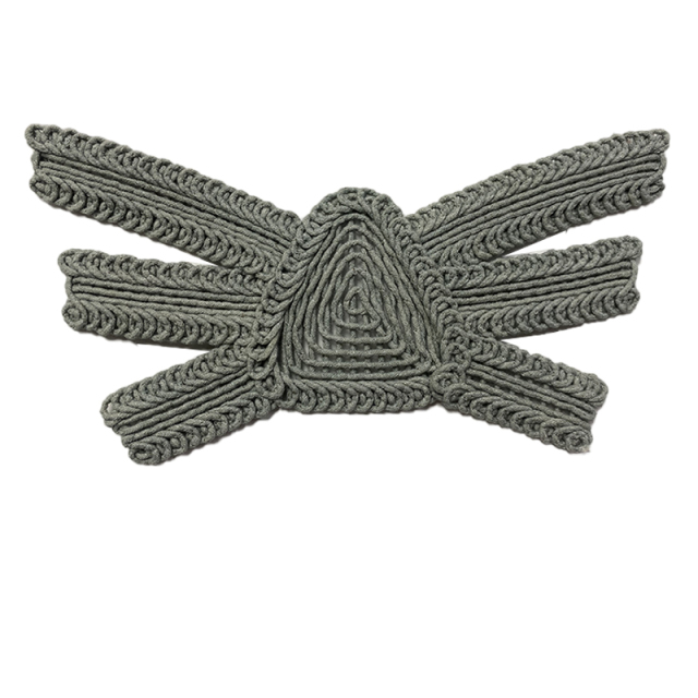 Customized new vamp accessories twine braided PU embroidery rope embroidery women sandal face semi-finished accessories wholesale processing