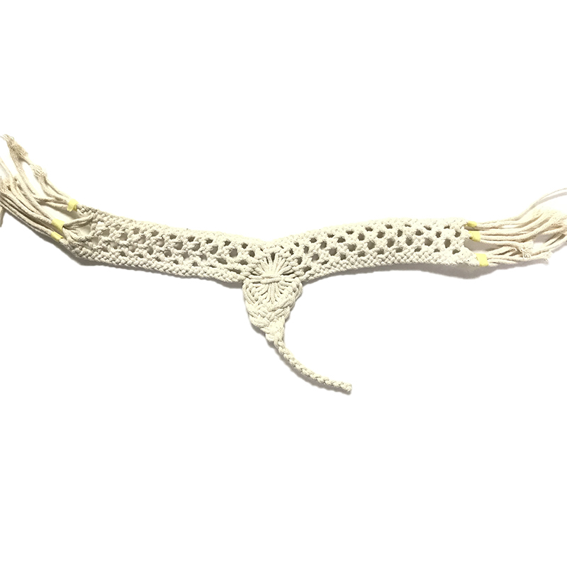 Custom new vamp accessories strand rope braided PU embroidery rope embroidery women sandal face semi-finished accessories wholesale processing