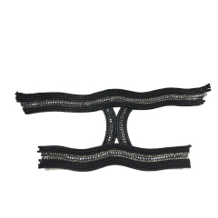 Custom new vamp accessories strand rope braided PU embroidery rope embroidery women sandal face semi-finished accessories wholesale processing