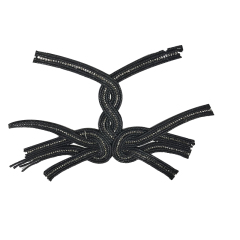Customized new vamp accessories twine braided PU embroidery rope embroidery women sandal face semi-finished accessories wholesale processing