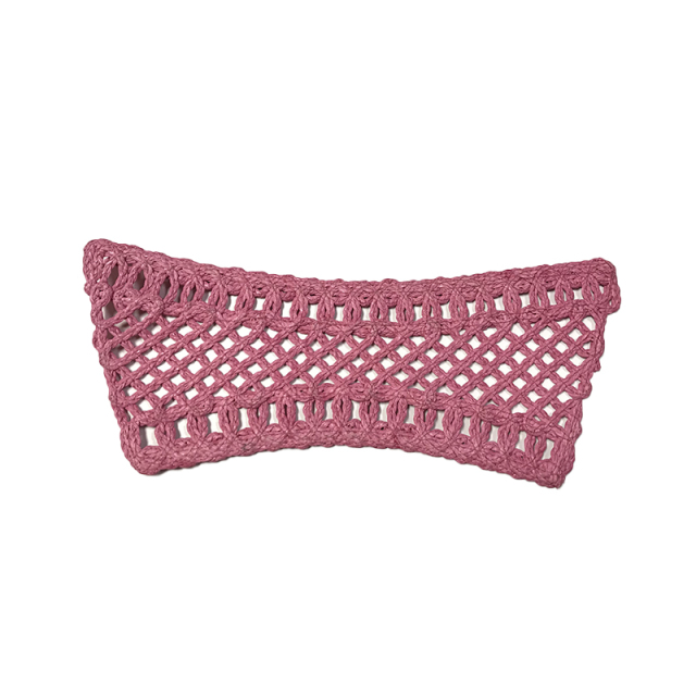 Customized new vamp accessories PP grass woven PU embroidery rope embroidery women sandal face semi-finished accessories wholesale processing