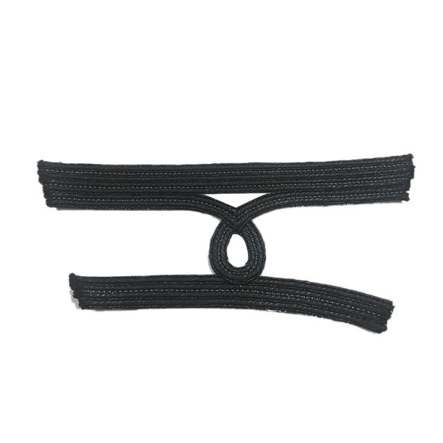 Customized new vamp accessories twine braided PU embroidery rope embroidery women sandal face semi-finished accessories wholesale processing