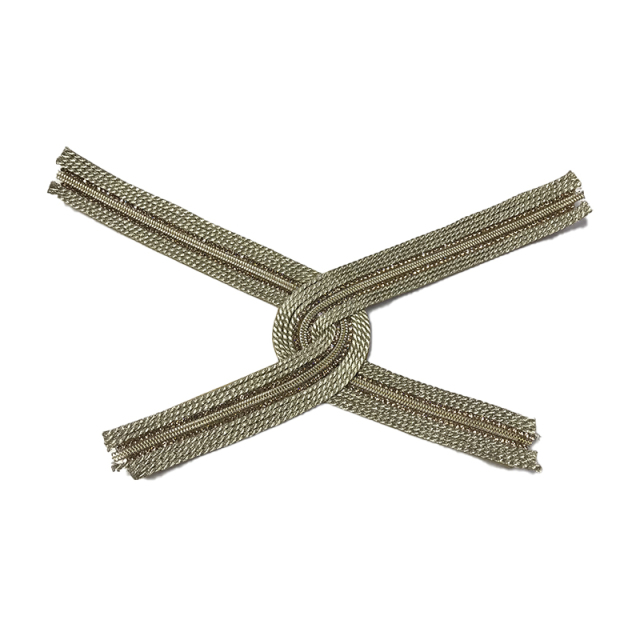 Customized new vamp accessories twine braided PU embroidery rope embroidery women sandal face semi-finished accessories wholesale processing