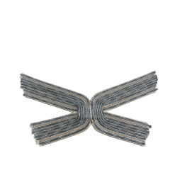 Customized new vamp accessories twine braided PU embroidery rope embroidery women sandal face semi-finished accessories wholesale processing