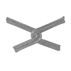 Customized new vamp accessories twine braided PU embroidery rope embroidery women sandal face semi-finished accessories wholesale processing