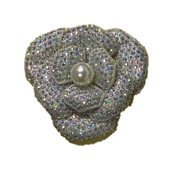 Cross-border rhinestone roses shoes flowers jewelry accessories shoes accessories acrylic shoes flowers full diamond manufacturers wholesale customized