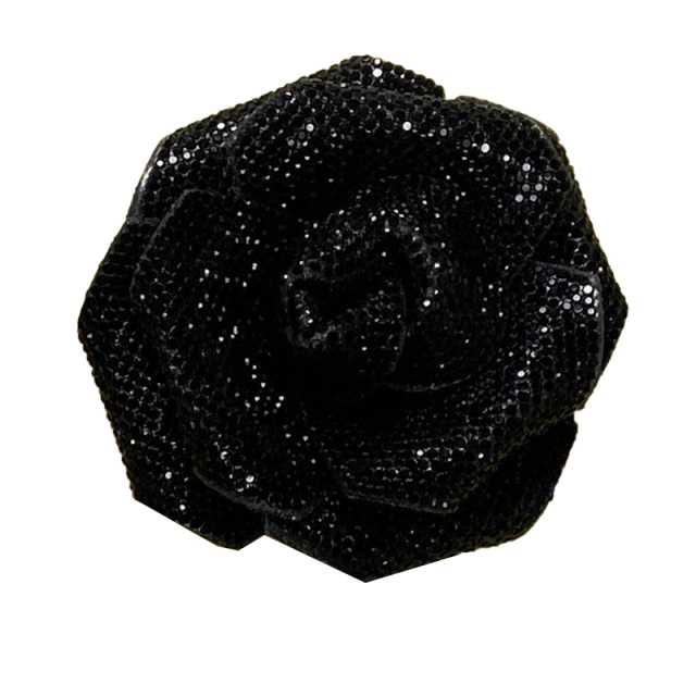 Cross-border rhinestone roses shoes flowers jewelry accessories shoes accessories acrylic shoes flowers full diamond manufacturers wholesale customized