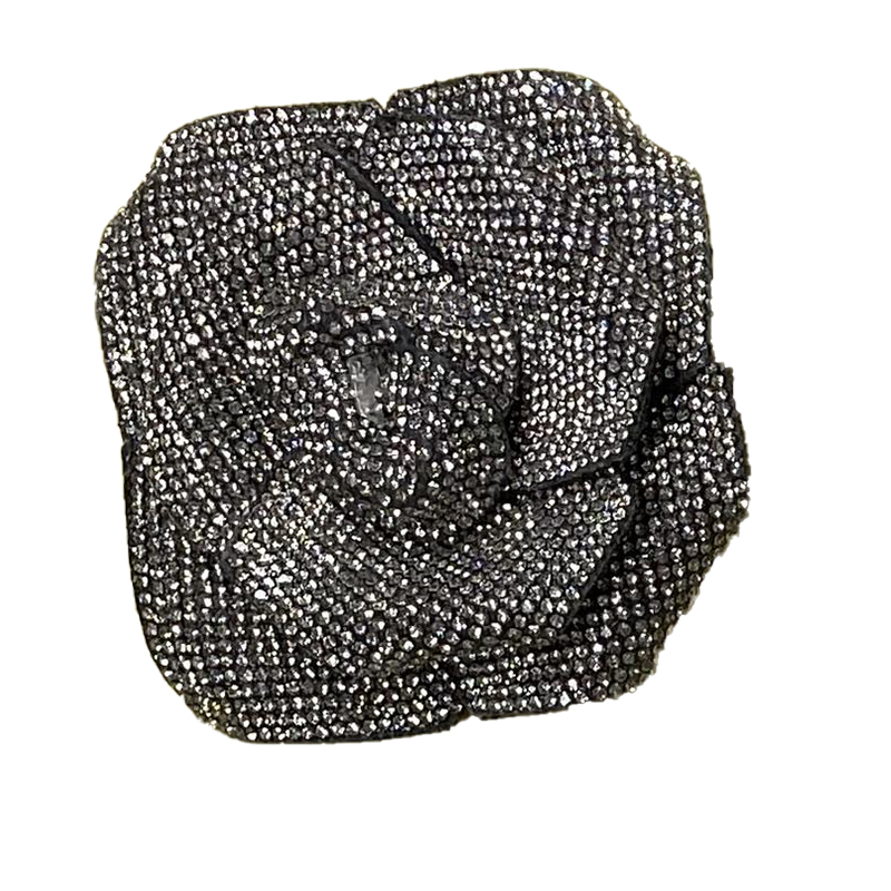 Cross-border rhinestone roses shoes flowers jewelry accessories shoes accessories acrylic shoes flowers full diamond manufacturers wholesale customized