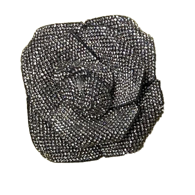 Cross-border rhinestone roses shoes flowers jewelry accessories shoes accessories acrylic shoes flowers full diamond manufacturers wholesale customized