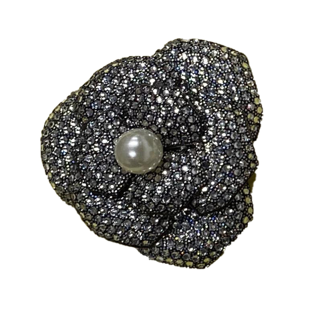 Cross-border rhinestone roses shoes flowers jewelry accessories shoes accessories acrylic shoes flowers full diamond manufacturers wholesale customized