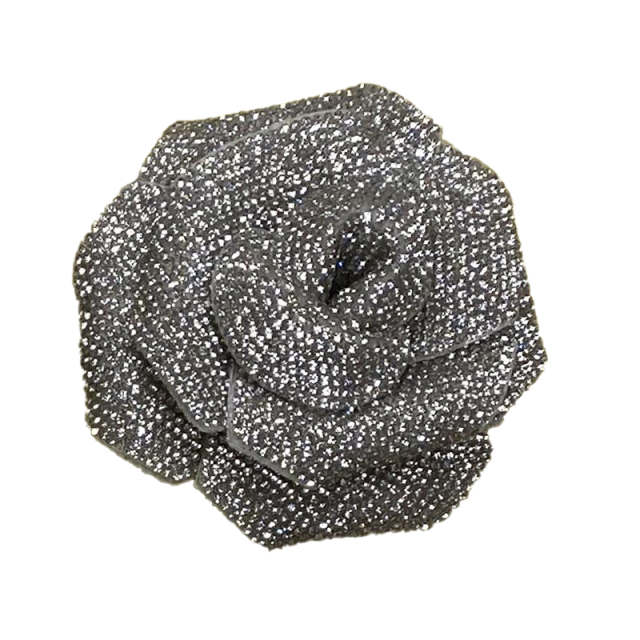 Cross-border rhinestone roses shoes flowers jewelry accessories shoes accessories acrylic shoes flowers full diamond manufacturers wholesale customized