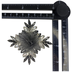 Customized adhesive backing drill package metal shoe buckle women's shoes slippers jewelry children's shoes accessories molding custom sample processing