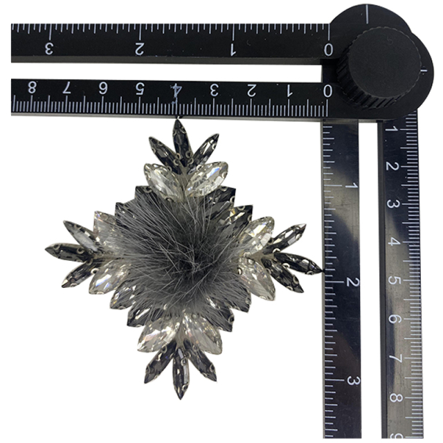 Customized adhesive backing drill package metal shoe buckle women's shoes slippers jewelry children's shoes accessories molding custom sample processing