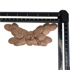 Customized hot drilling shoes flower rose petals sandals slippers jewelry children's shoes accessories to sample processing