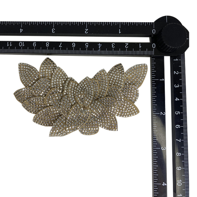 Customized hot drilling shoes flower rose petals sandals slippers jewelry children's shoes accessories to sample processing