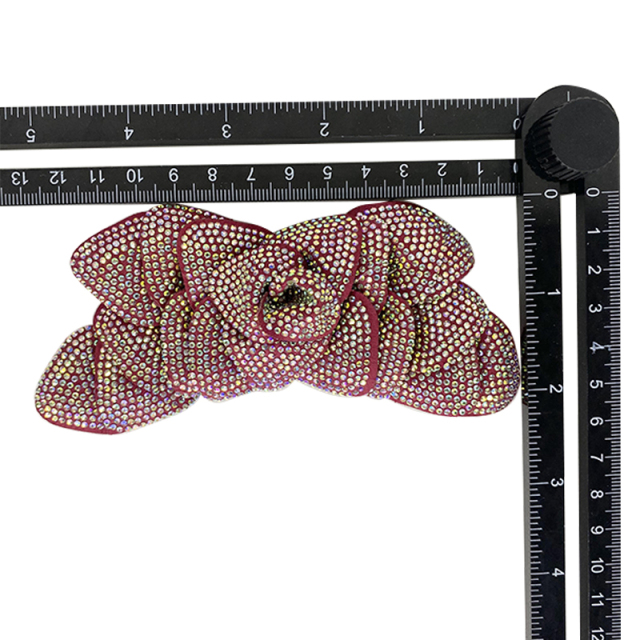 Customized hot drilling shoes flower rose petals sandals slippers jewelry children's shoes accessories to sample processing