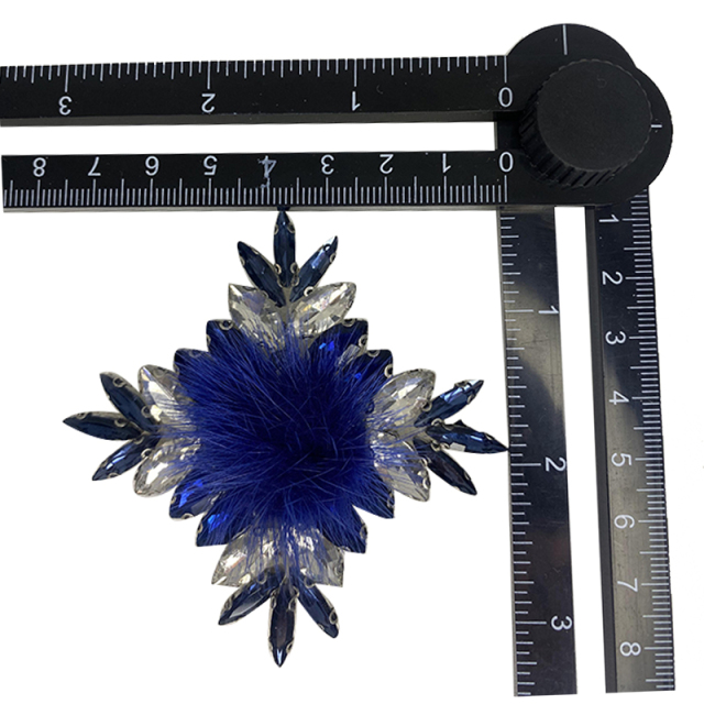 Customized adhesive backing drill package metal shoe buckle women's shoes slippers jewelry children's shoes accessories molding custom sample processing