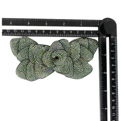 Customized hot drilling shoes flower rose petals sandals slippers jewelry children's shoes accessories to sample processing