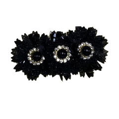 Cross-border explosion of women's shoes children's shoes handmade bead embroidery cloth shoes flower hot drilling shoes buckle shoes accessories glass drill rhinestone