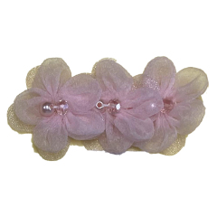 Cross-border explosion of women's shoes children's shoes handmade bead embroidery cloth shoes flower hot drilling shoes buckle shoes accessories glass drill rhinestone