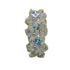 Cross-border explosion of women's shoes children's shoes handmade bead embroidery cloth shoes flower hot drilling shoes buckle shoes accessories glass drill rhinestone