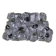 Cross-border explosion of women's shoes children's shoes handmade bead embroidery cloth shoes flower hot drilling shoes buckle shoes accessories glass drill rhinestone